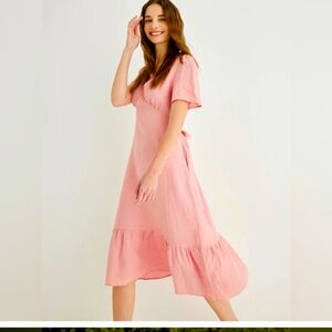 Grace Cove Adelita 100% linen midi